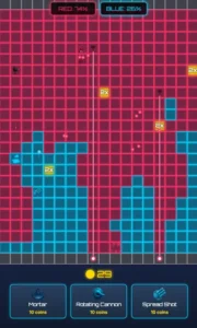 Cannon Grid Rumble game screenshot 1