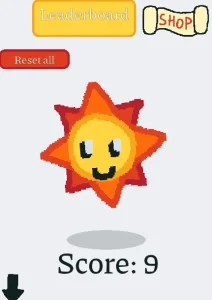 Click in the Sun game screenshot 1