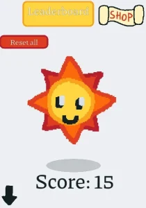 Click in the Sun game screenshot 3