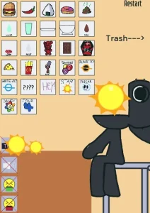 Don't Feed Gray Sprunki game screenshot 1