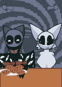 FEAR's Evil Gray Sprunki Mukbang game screenshot 4