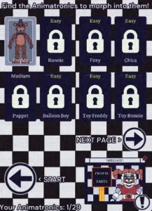 Find All Hidden FNAF Animatronics game screenshot 1