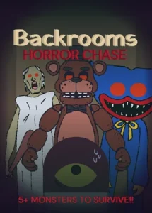 Freddy, Huggy & Baldi Backrooms Chase game cover