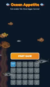 Grow a Fish game screenshot 1