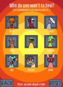 Heal Injured Sprunkies: OC Edition game screenshot 1