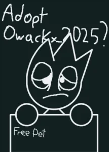 I Adopted OWACKX Sprunki. He still doesnt like me game cover