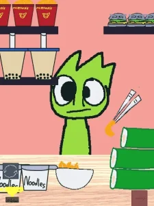 I Adopted OWACKX Sprunki. He still doesnt like me game screenshot 2