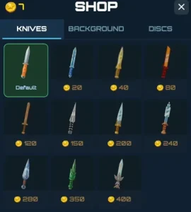Knife Blitz 2 game screenshot 1