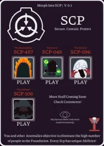 Morph into SCP game cover