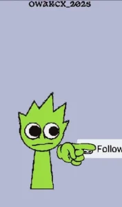 Put Your Finger Here (Sky Sprunki) game screenshot 1