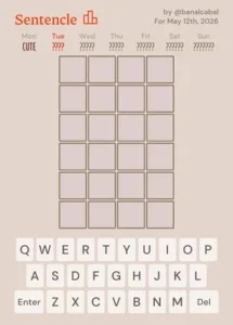Sentencle: Sentence Wordle game cover
