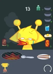 Simon's Spicy Mukbang Challenge game screenshot 2