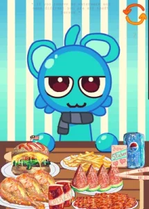 Sky Sprunki Realistic Food Mukbang game cover