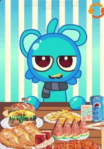 Sky Sprunki Realistic Food Mukbang game screenshot 1