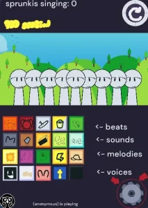 Sprunki 2013: Peak ASMR Combos game screenshot 1
