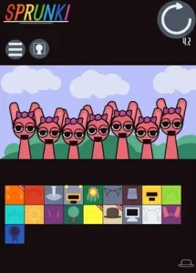 Sprunki Remix 2.81 game screenshot 2