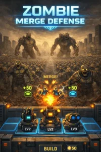 Zombie Merge Defense game cover