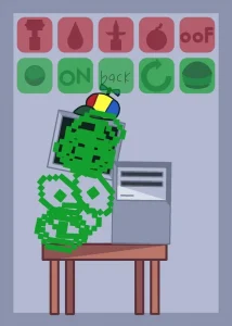 Attack Mr. Fun Computer Retake game screenshot 2