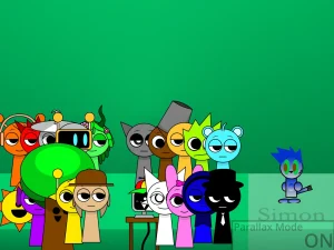 AY at Delta's Scratch Simon Says Parallax Engine! Sprunkies game screenshot 2