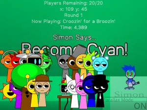 AY at Delta's Scratch Simon Says Parallax Engine! Sprunkies game screenshot 3