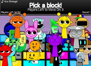 AY in Block Party! but Sprunki [ Server 1 | 34 Players ] game screenshot 1