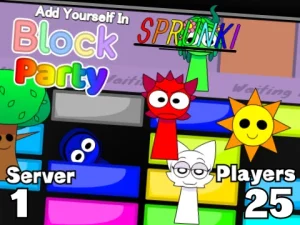 AY in Block Party! but Sprunkies game cover