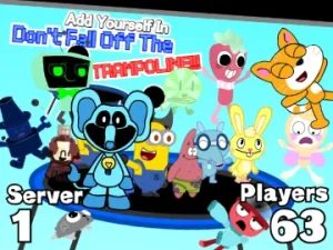 AY In Don't Fall Off The Trampoline! [ 63 Players ] game cover