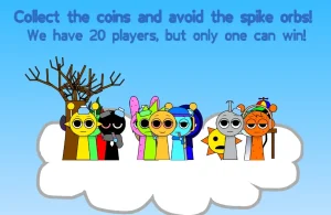 AY in Fall n' Collect! Quarankey game screenshot 2