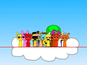 AY in Fall n' Collect! Sprunki more characters! game screenshot 1