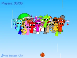 AY in Fall n' Collect! Sprunki more characters! game screenshot 3