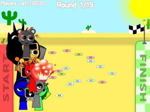 AY in Minefield Run! Sprunkies game screenshot 1