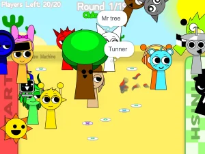 AY in Minefield Run! Sprunkies game screenshot 3