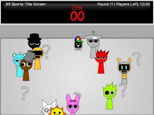 AY in Spot the Sneak! Sprunkies game screenshot 1