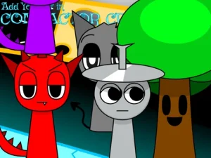 AY in Squish Sprunki! game cover