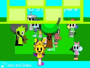 AY in Squish Sprunki! 32 Players game screenshot 2