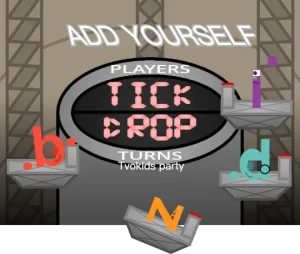 AY in Tick Drop! [26 Players] Tvokids game screenshot 3