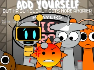 AY in Tick Drop! Sprunkies but Mr Sun Is Angry Level 3 game cover