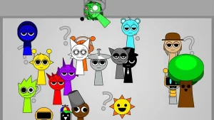 AY in Spot the Sneak! Sprunkies game cover