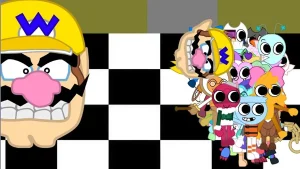 Dandy's World In Wario Apparation But Its A AY Game game cover