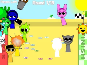 AY in Minefield Run! Sprunkies game cover