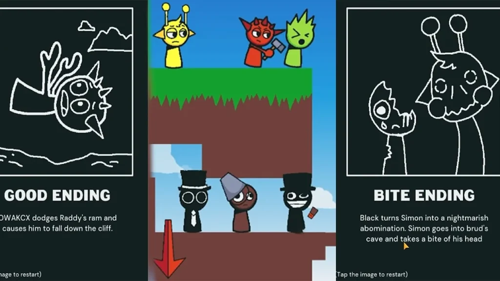 Sprunki All Endings: Confusing Choices game cover