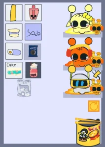 Feed Sprunki Fun Bot, Simon & Oren game cover