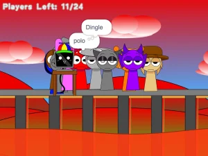 AY in Barrel Bridge 2 x Sprunki PRYAMIXED game cover