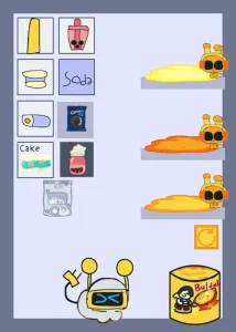 Feed Sprunki Fun Bot, Simon & Oren game screenshot 4