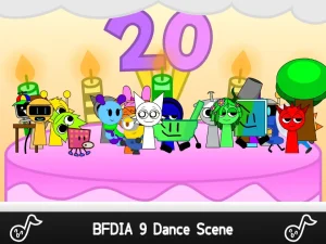 Sprunki in Birthday Blowout game screenshot 3