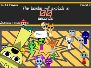 Sprunki Ultimate in Pasa la Bomba! game screenshot 1