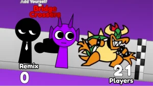 AY in Bridge Crossers Sprunkies and Bowser game cover