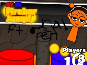 AY in Fireball Jump! but Sprunkies game cover