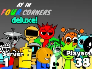 AY In Four Corners Deluxe! (Sprunki VS Bfdi) game cover
