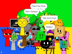 AY In Four Corners Deluxe! (Sprunki VS Bfdi) game screenshot 1